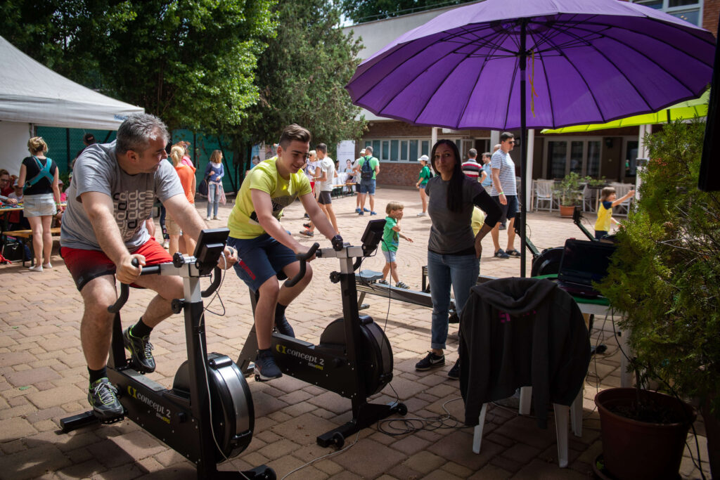 Kerékpáros ergométer komplett verseny szett eszköz kép 4