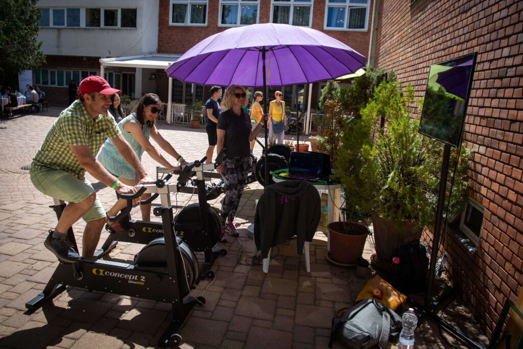 Kerékpáros ergométer komplett verseny szett eszköz kép 3